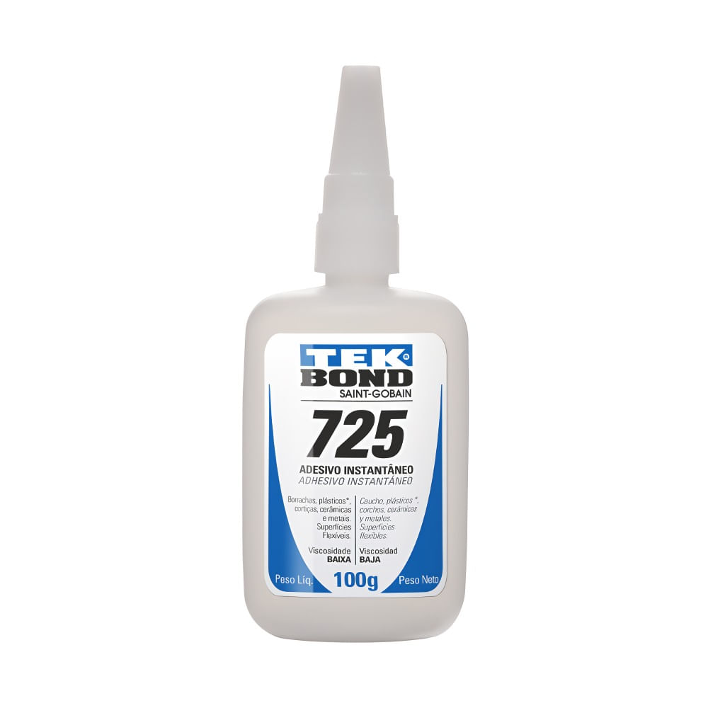Cola Adesivo Instantâneo 725 100g Tek Bond